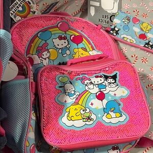 Hello Kitty Pink and Blue Kids Backpack